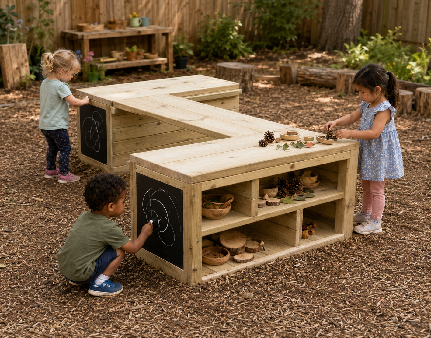 Transformative Outdoor Activity Station
