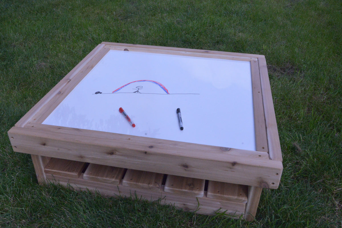 Outdoor art table for toddlers and preschoolers, additional product view