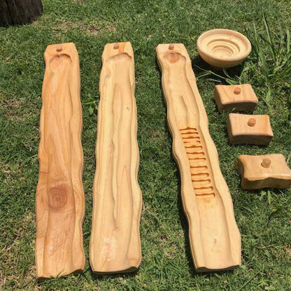 Wooden Water Ways Channeling Set