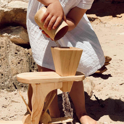 Explore Nook Wooden Water & Sand Wheel