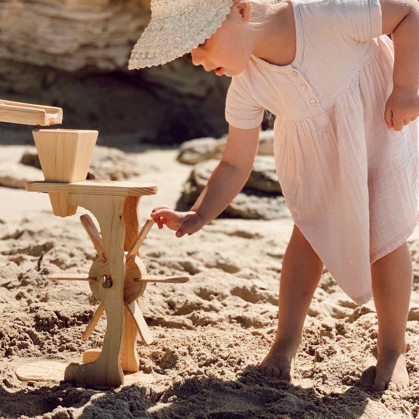 Explore Nook Wooden Water & Sand Wheel