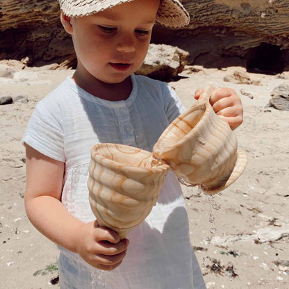 Wooden Funnel & Cup Set