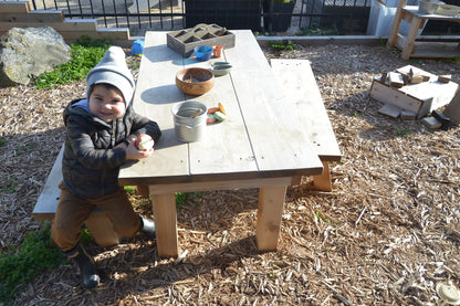 Pre-School Project Table and Benches Set