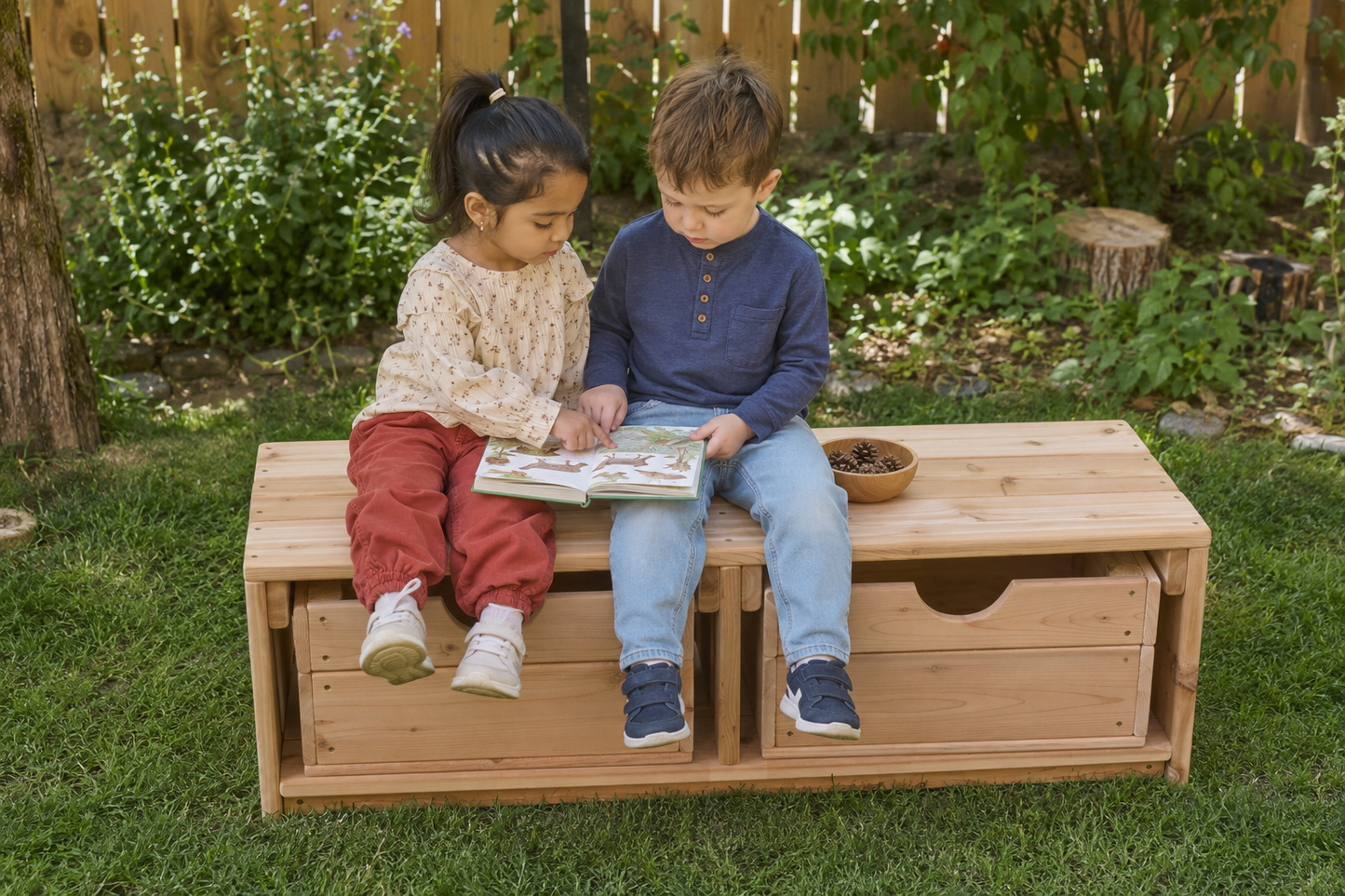 Outdoor Bench and Storage
