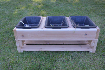 3 Bin Outdoor Sensory Table
