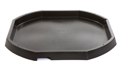 Black Tuff Tray for sensory, water, sand, and hands-on outdoor play
