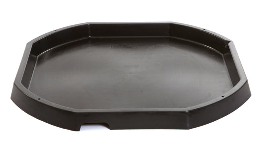 Black Tuff Tray for sensory, water, sand, and hands-on outdoor play