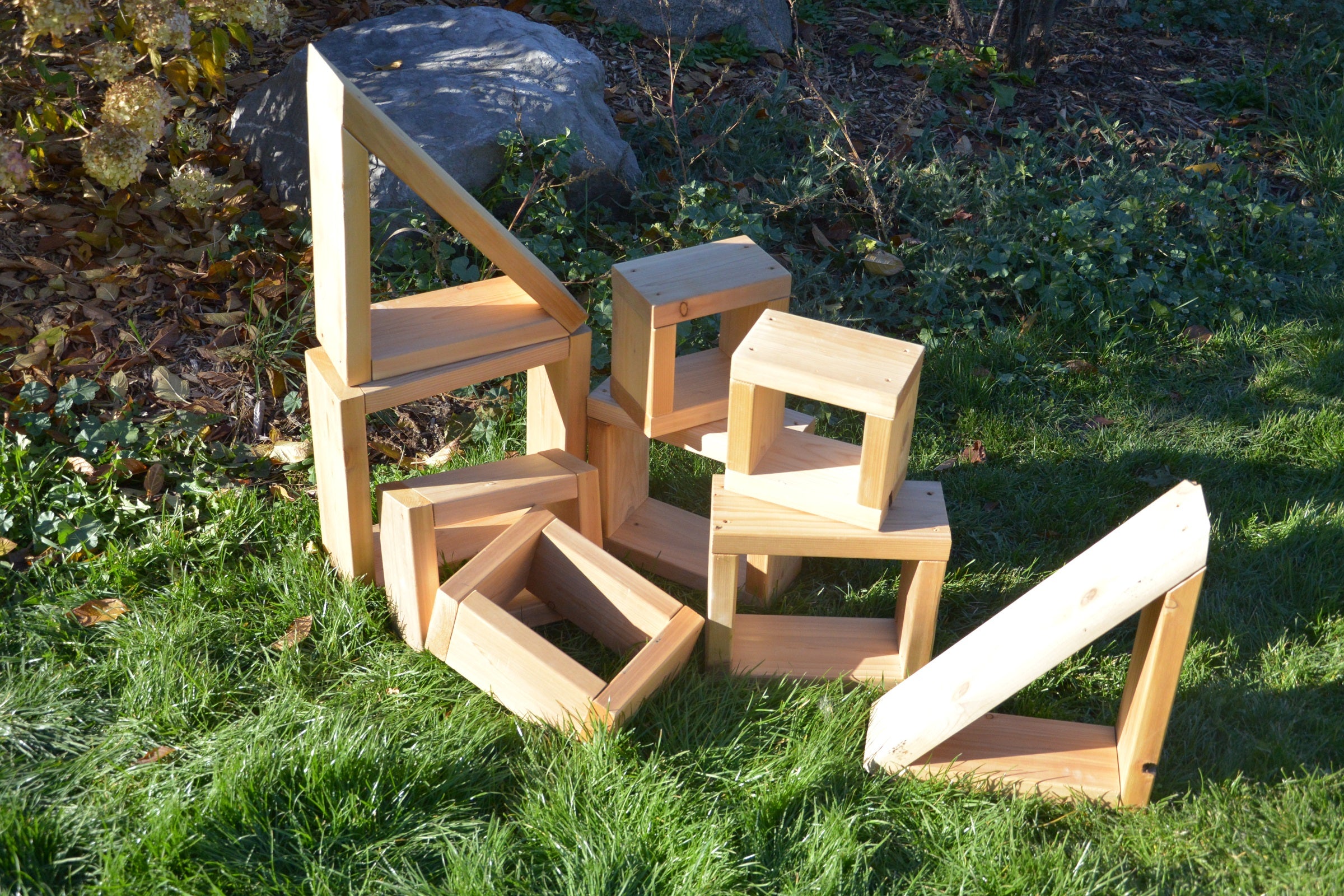Outdoor Blocks 9 pieces – Outdoor Natural Play
