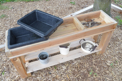 3 Bin Outdoor Sensory Table