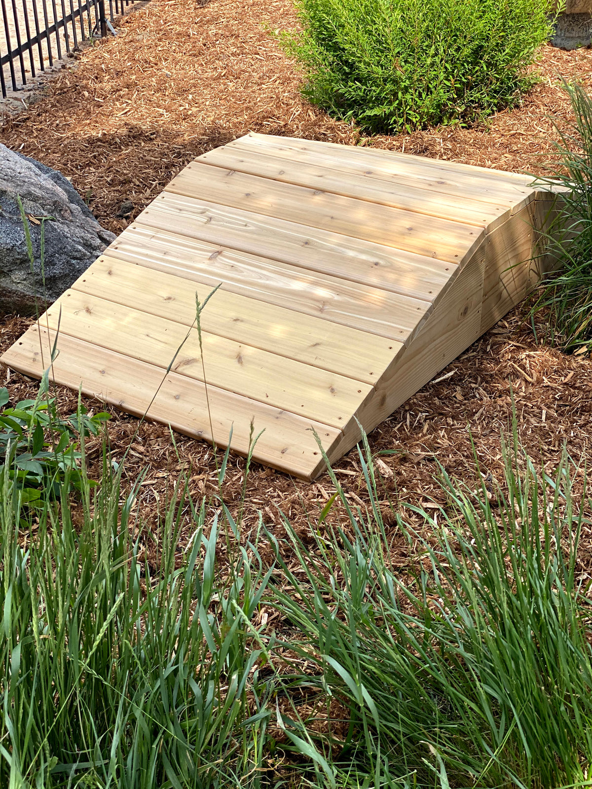 Outdoor Ramp — Cedar Gross Motor Balance Unit for Toddlers ...